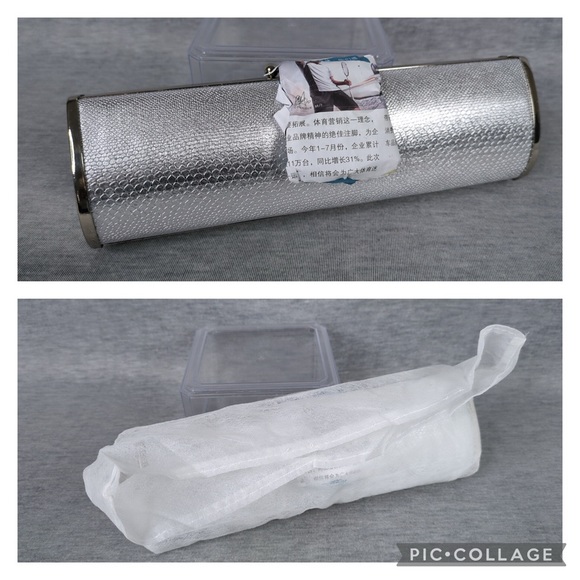 🎄 3/$35 Two Pieces of Metallic Tone Clutches - Picture 16 of 16